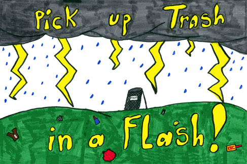 Pick up Trash in a Flash!