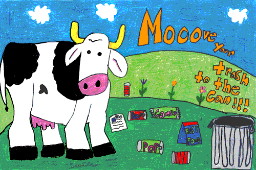 Mooove your trash to the can!!!