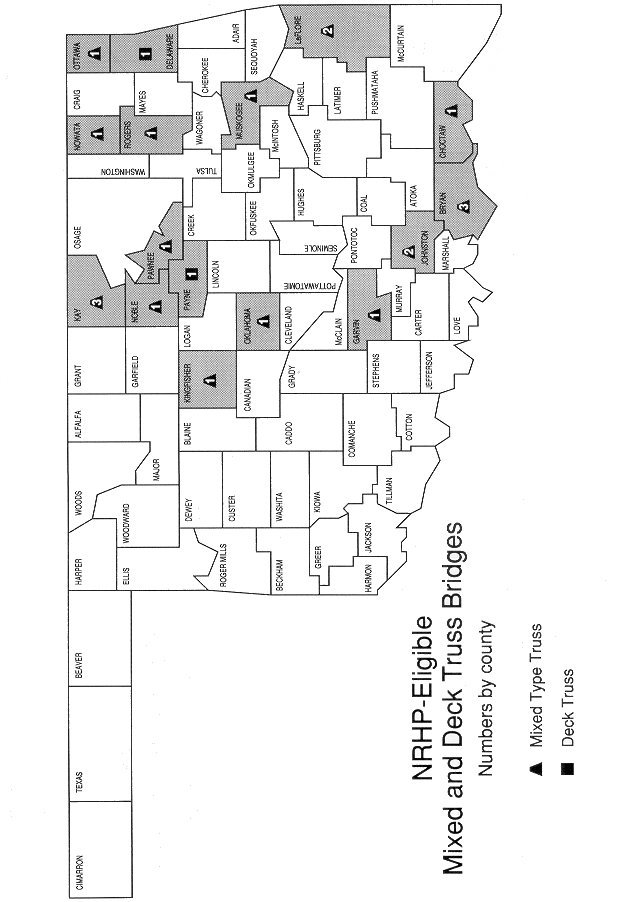 NRHP Eligible Mixed and Deck Truss