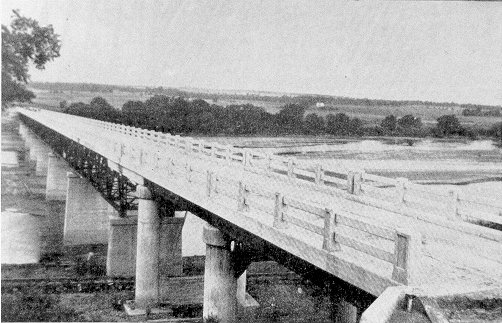 View of the Ripley bridge when it was opened for traffic in 1928.
