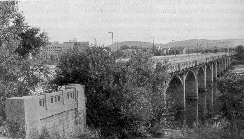 Closed to traffic today, the 11th Street Bridge in  Tulsa awaits a decision about its future on the Arkansas River.