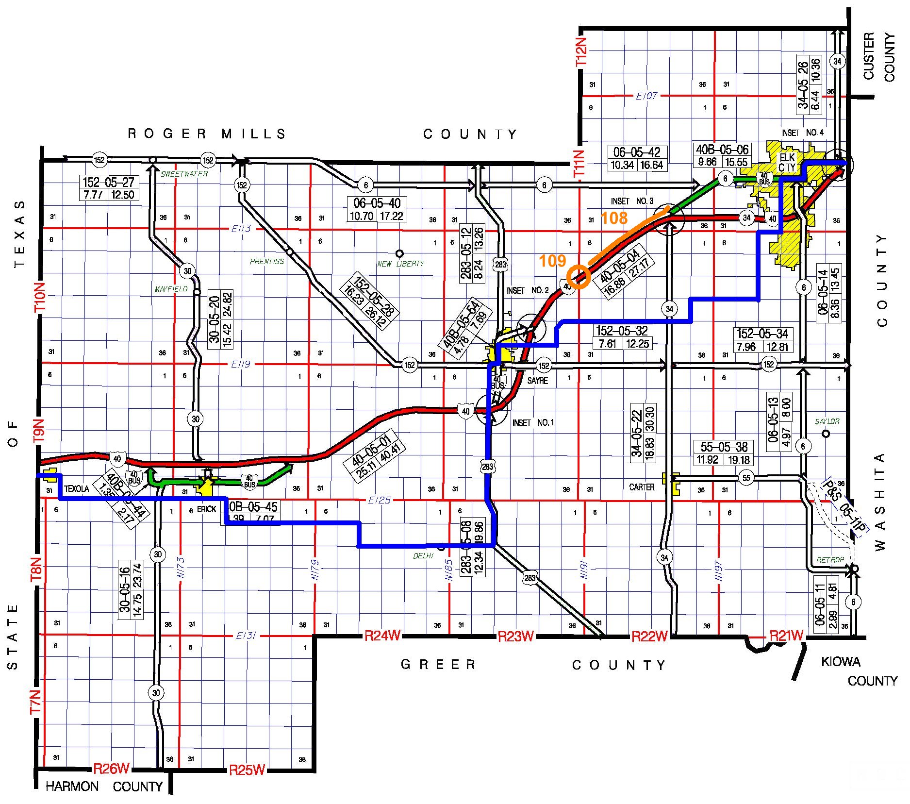 County Reference Map