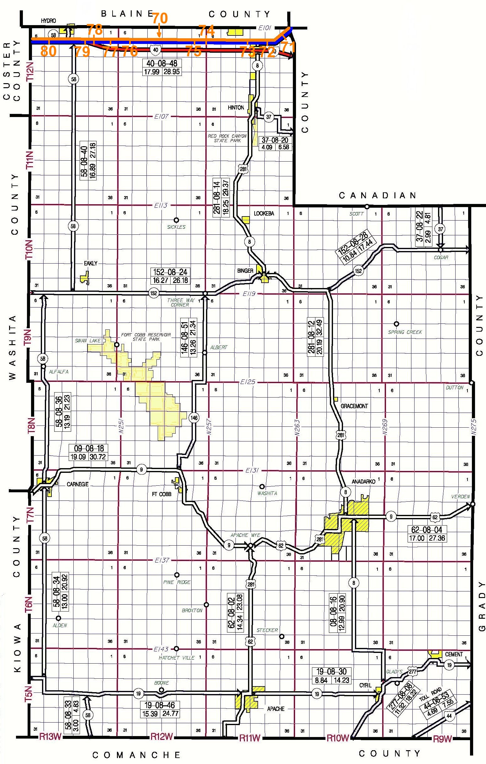 County Reference Map