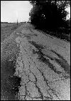 Site 11 9 foot wide paved highway Sec.7, T27N, R22E south of Miami 1926-37 alignment