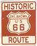 Historic Route 66 Sign