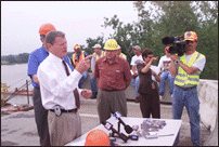 Senator Inhofe Speaking to Media