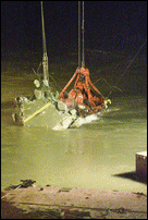 Clearing Debris at Night