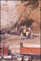 Placing Reinforcing Steel in Pier Forms 3