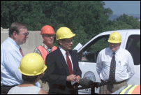 Cherokee Nation Principal Chief Chad Smith Talks to Media