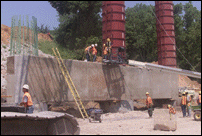 Preparing Pier Forms on Pier One