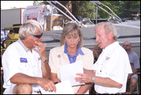 Lt. Gov. Visiting at Memorial Site