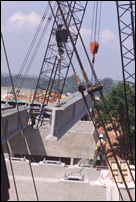 Hanging Concrete Beams on Span Three