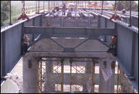 Installing Cross Members on Steel Beams