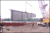 Lifting Steel Beam for Span Four