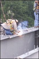 Welding on Steel Beams