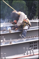 Welding on Span Four