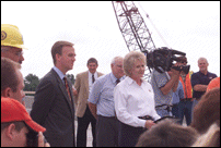 Dignitaries at Bridge Opening