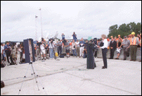 Mary Peters of FHWA Speaks at Bridge Opening