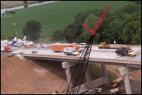 Vehicles Crossing Eastbound After Opening