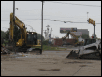 Clearing withlarge digging equipment
