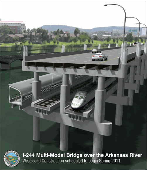 Rendering of the new birdge