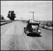 Route 66 travelers during the Dust Bowl