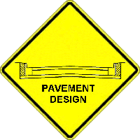 Pavement Design Sign